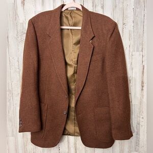 Hunting Horn Classics Brown Blazer Elbow Patch Academic Jacket